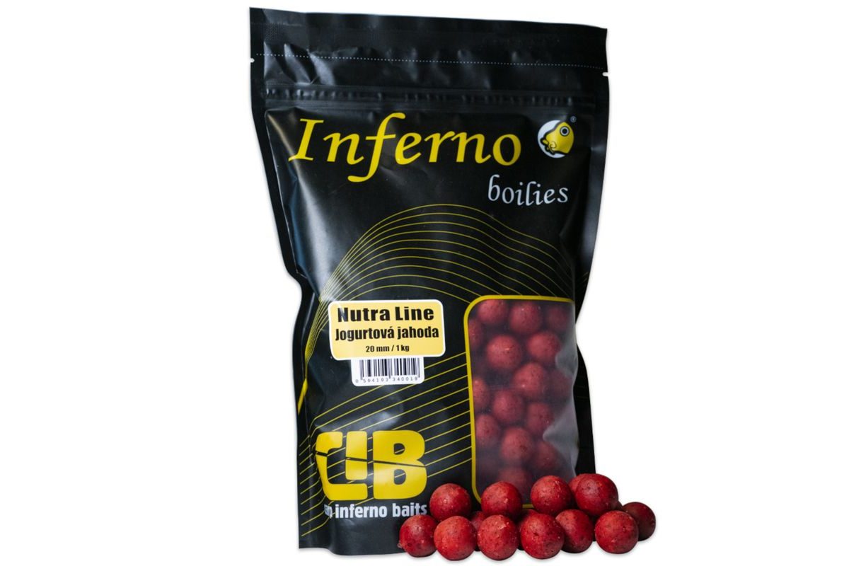 Carp Inferno Boilies Nutra Line Jogurtová Jahoda