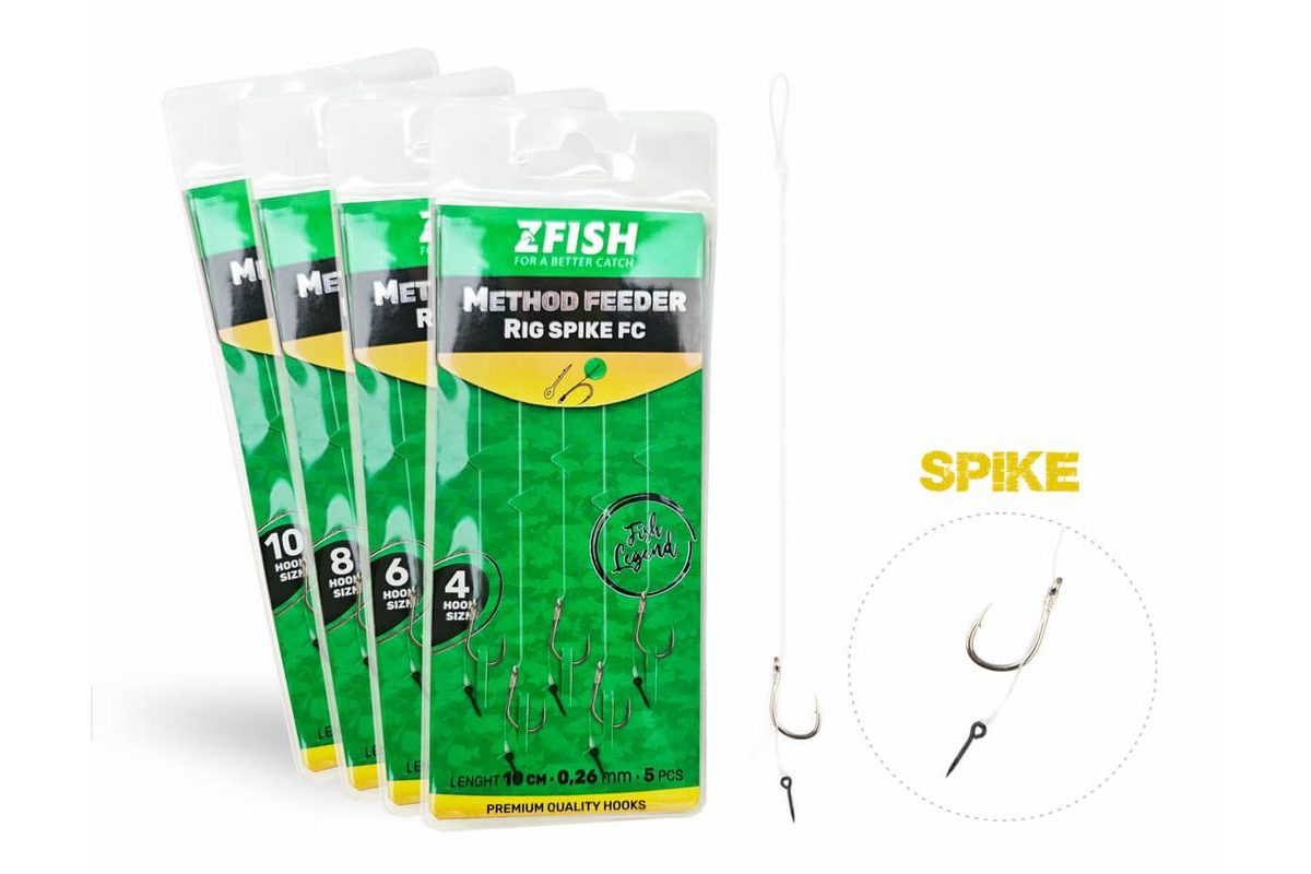 Zfish Návazec Method Feeder Rig Spike FC 5ks