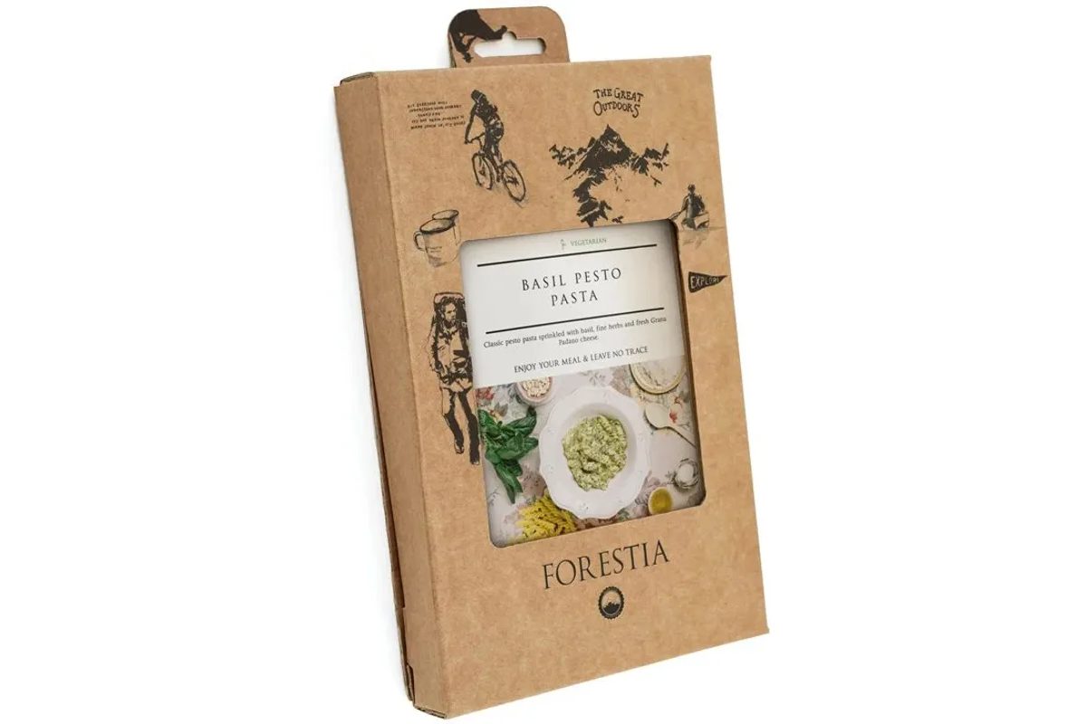 Forestia Kempingové jedlo Cestoviny s bazalkovým pestom