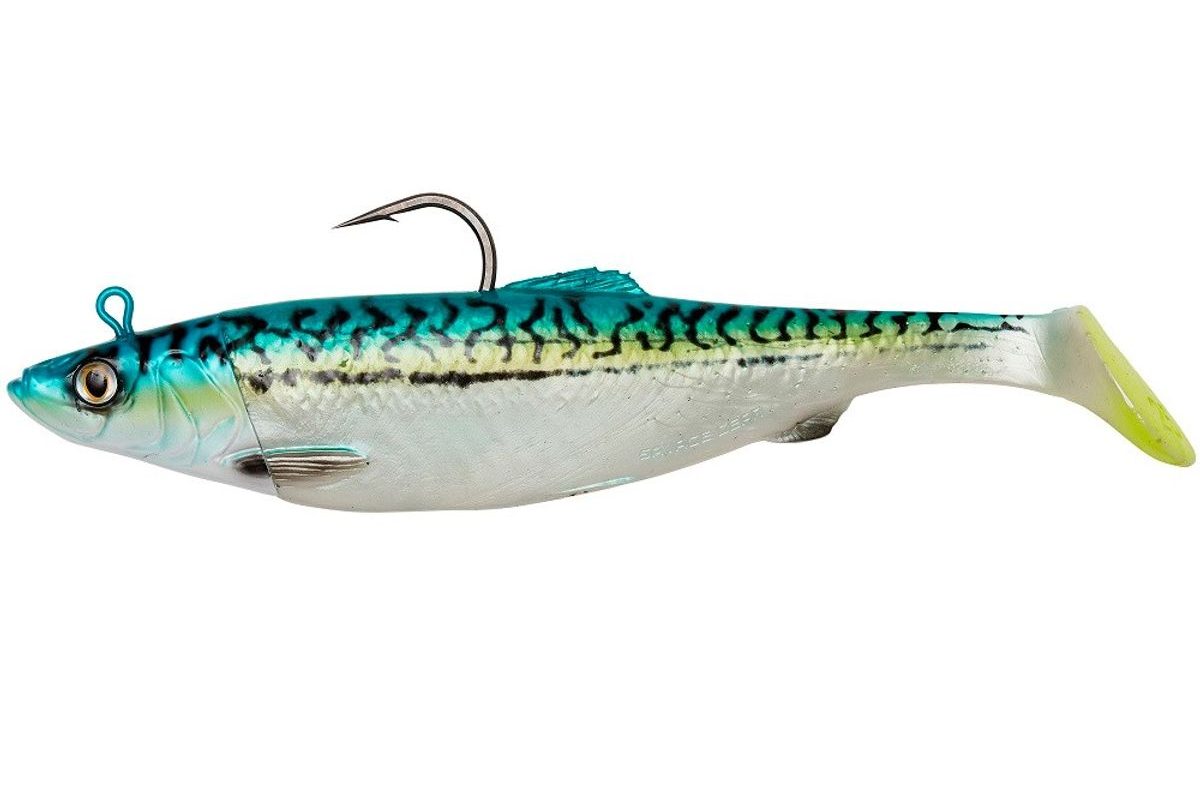 Savage Gear Gumová Nástraha 4D Herring Shad Green Mackerel