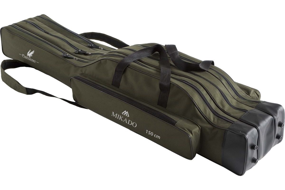 Mikado Obal na pruty tříkomorový zesílený zelený