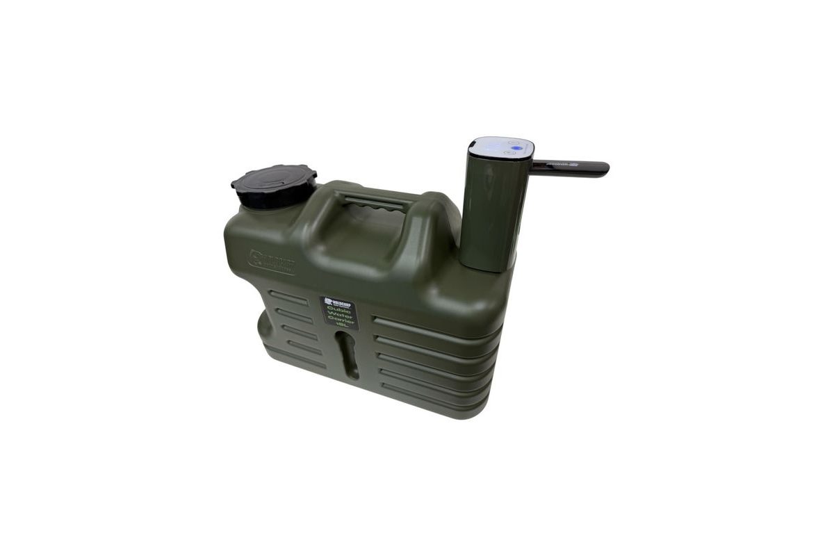 Holdcarp Set Automatická Pumpa Digital Rechargeable Tap + Cubic Water Carrier 18L