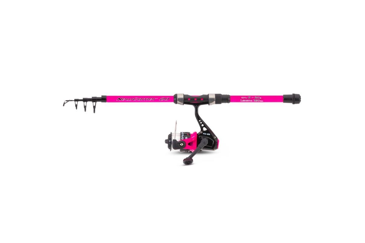 Saenger Prut Newcomer II Tele 1,6m 8-20g + Naviják 25 FD + Vlasec 0,20mm