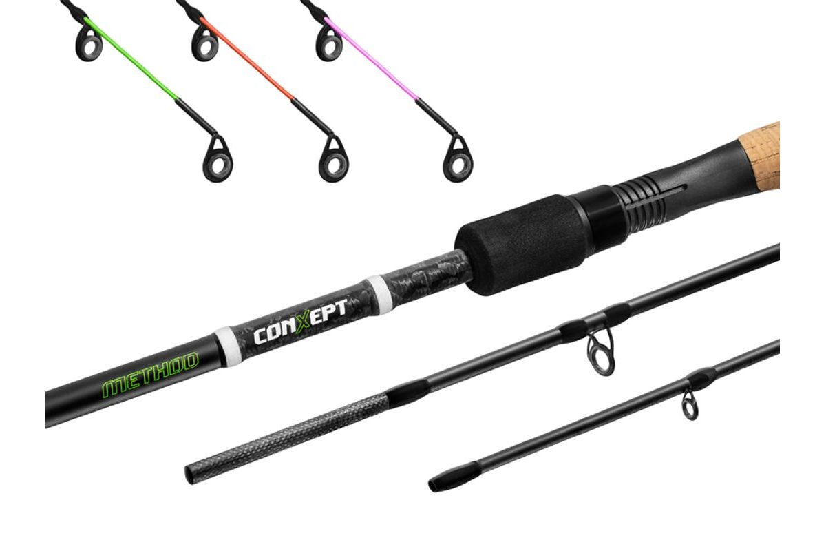 Delphin Prút Method Conxept + 3 špičky 330cm 60g