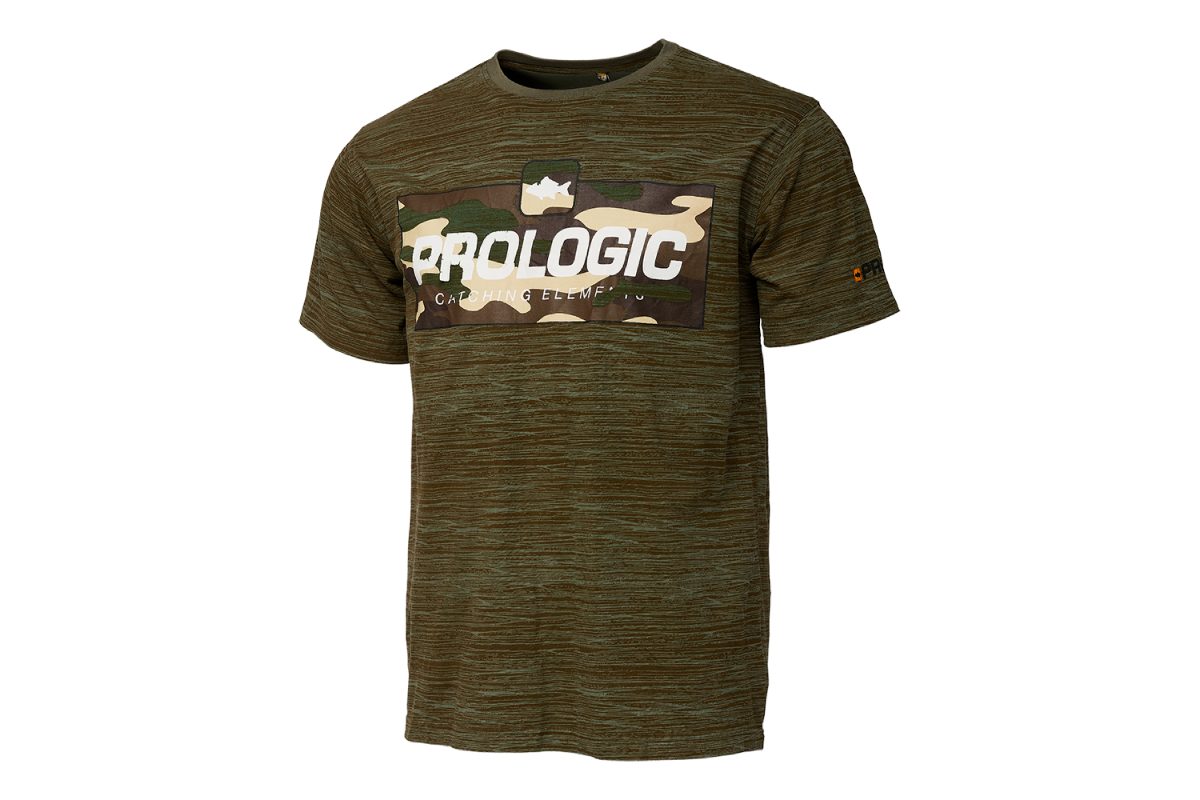 Prologic Triko Bark Print T-shirt Burnt Olive Green