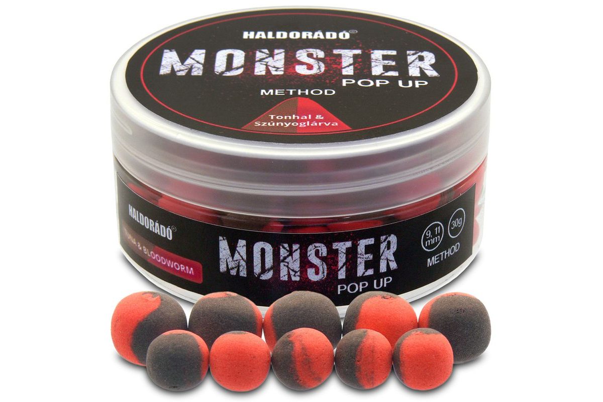 Haldorádó Pop-Up Boilies Method Monster 9+11mm 30g