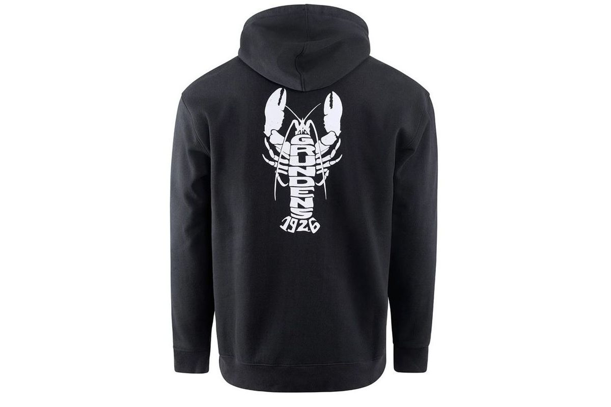 Grundéns Mikina Eat Your Words DWR HD Hoodie Black Lobster Graphic
