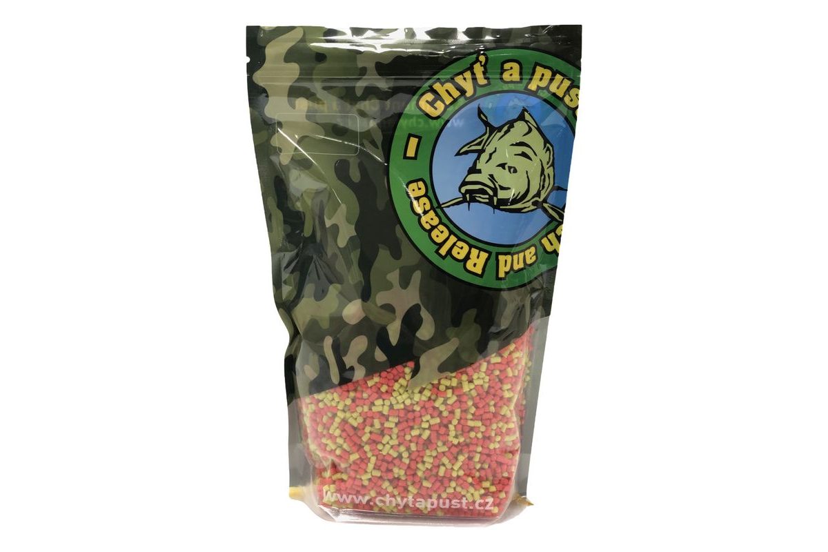 Chyť a pusť Pelety Fluo Mini signal PVA Mix 3mm 900g