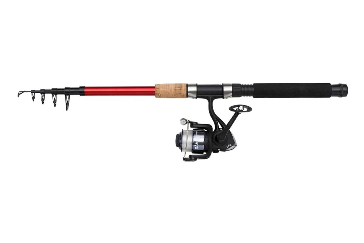 DAM Prut Fighter Pro Combo Tele Spin 240cm 10-50g + naviják 30FD + vlasec 0,25mm