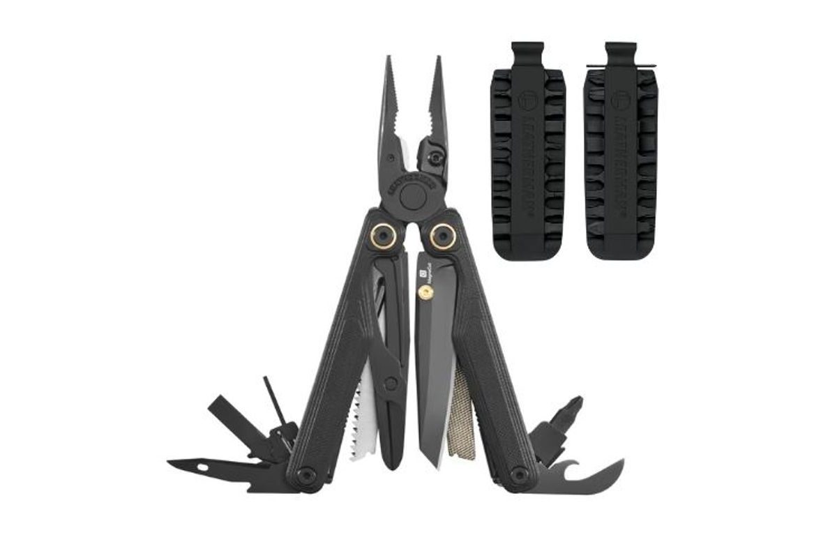 Leatherman Multitool Wave Alpha Bundle - Obsidian + Bitkit black