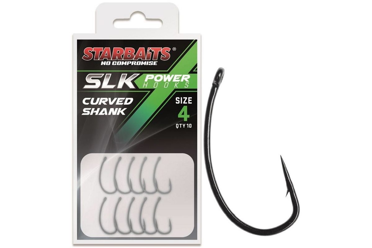 Starbaits Háčky Power PTFE Teflon Curved Shank 10ks
