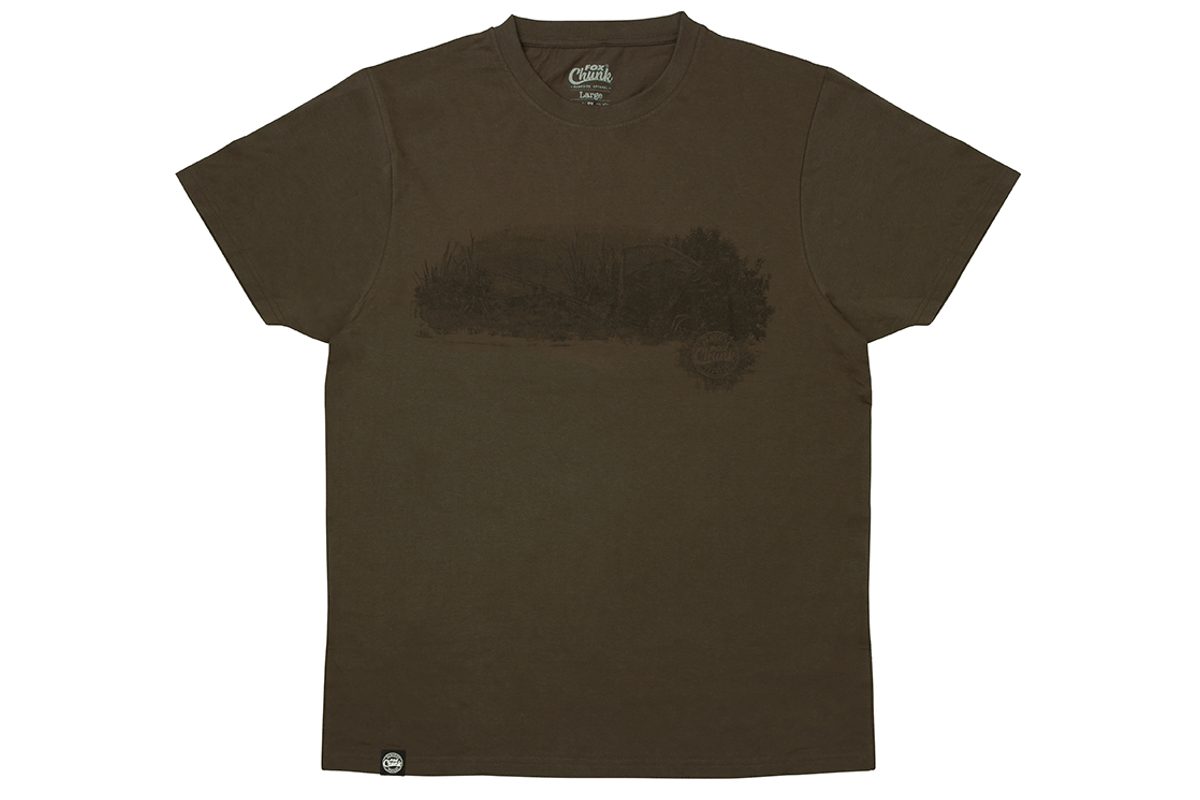 Fox Tričko Chunk Dark Khaki Scenic T-shirt