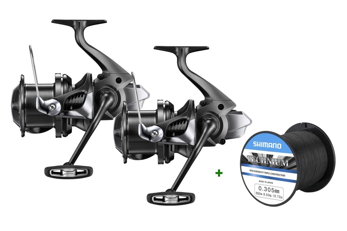 Shimano Naviják Aerlex XTC 14000 2ks + Vlasec Technium PB 0,28mm Zdarma