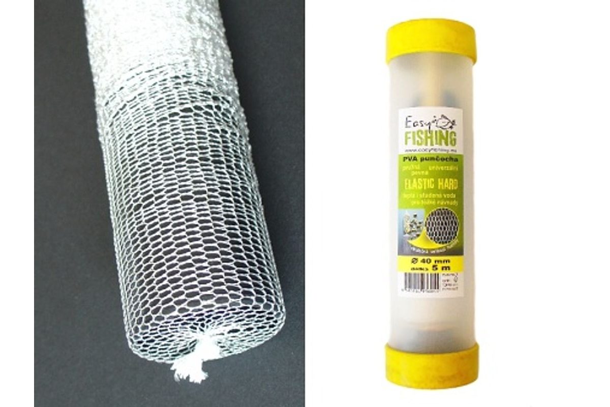 Easy Fishing PVA punčocha ELASTIC HARD 40mm komplet v tubě 7m