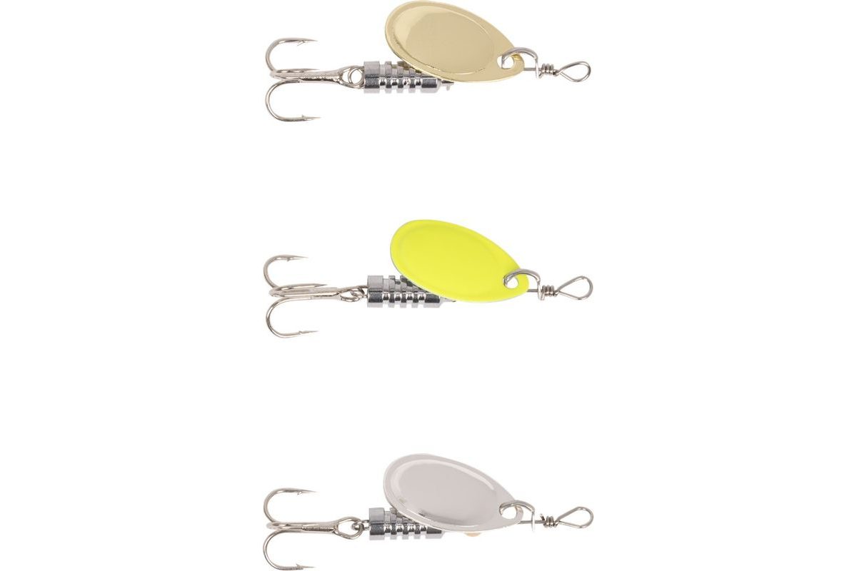 Zebco Třpytka Magic Spinner Set Barbed Treble 3g 3ks