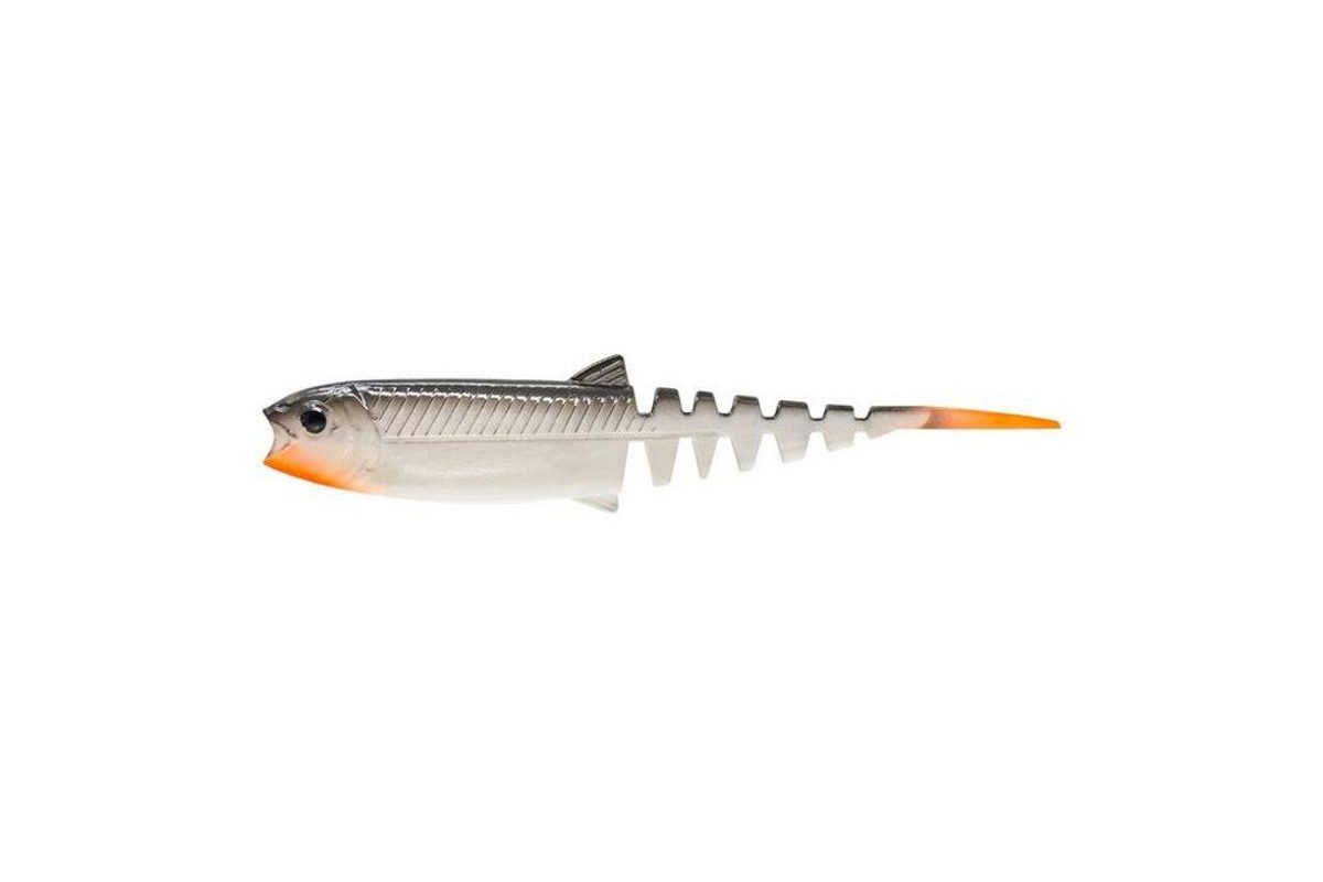 Savage Gear Gumová nástraha Cannibal Minnow V-Tail White Black