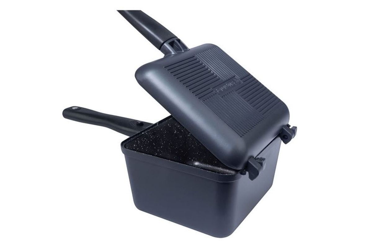 RidgeMonkey Pánev Connect Deep Pan and Griddle Granite Edition
