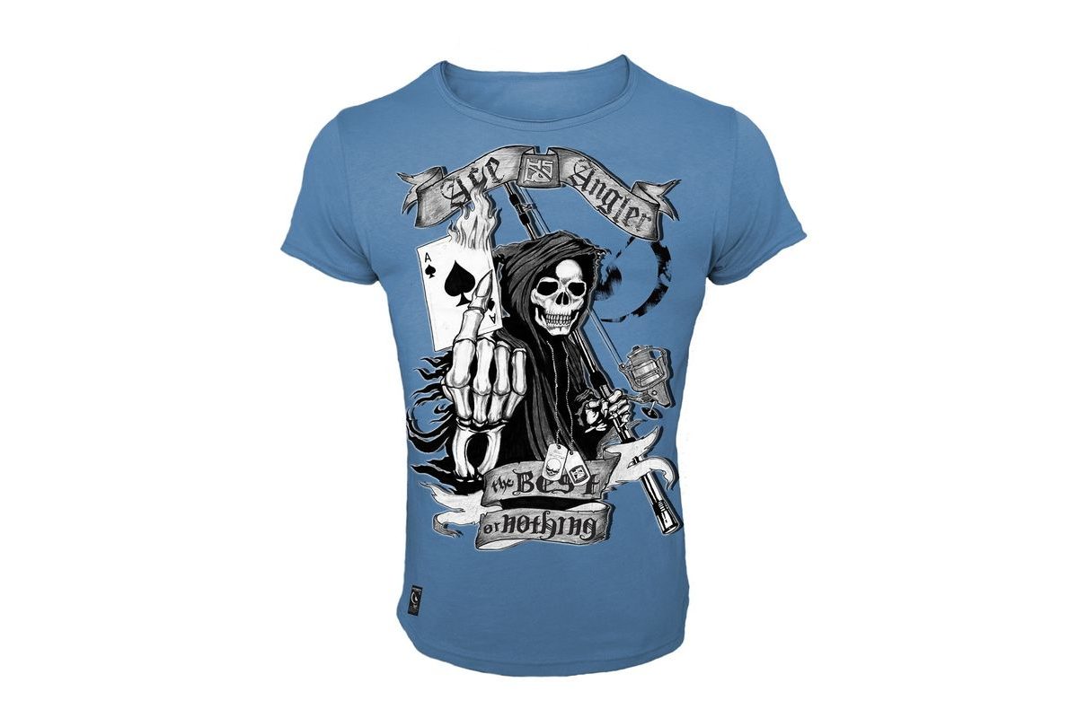 Hotspot Design Tričko Skull Ace Angler