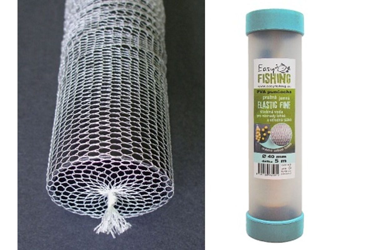 Easy Fishing PVA punčocha ELASTIC FINE 40mm komplet v tubě 7m