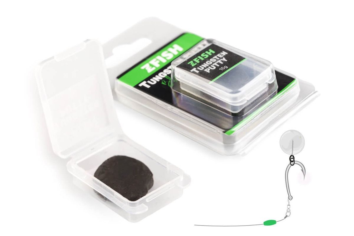 Zfish Plastické Olovo Tungsten Putty Black