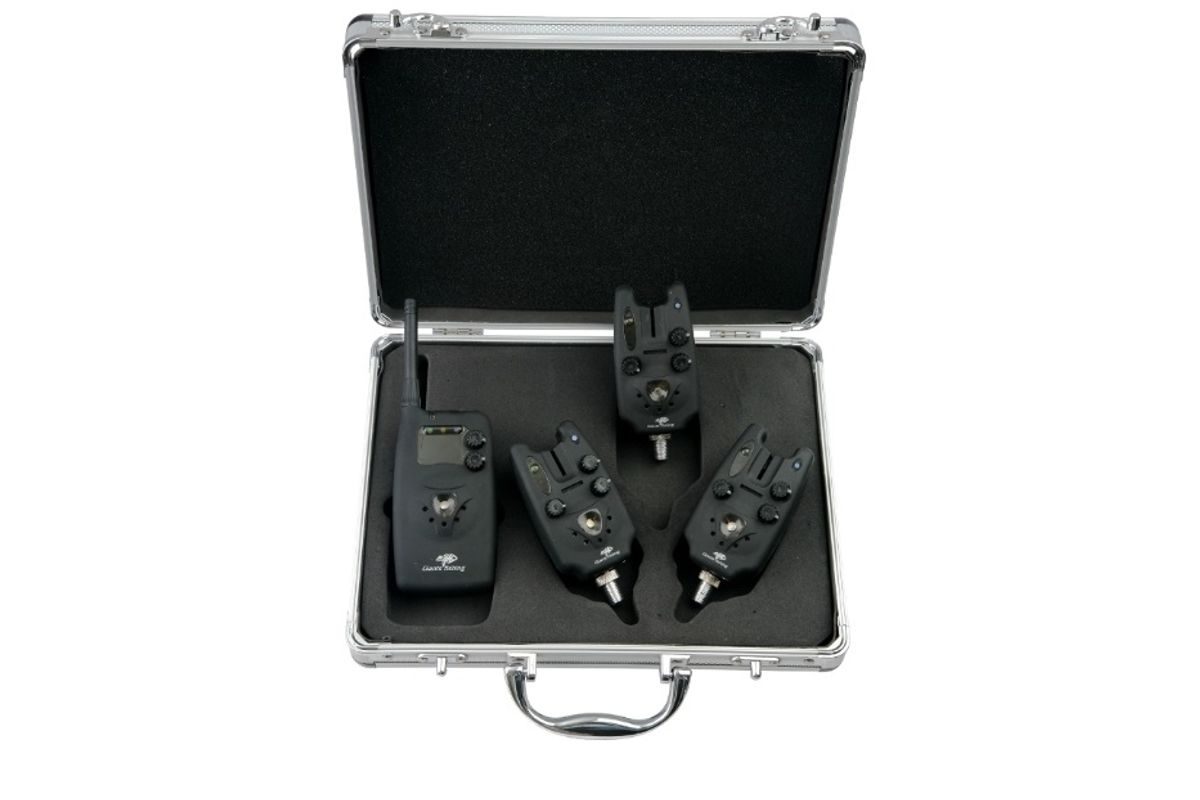 Giants Fishing Sada hlásičů Deluxe Carp 3+1 (3x hlásič + přijímač)