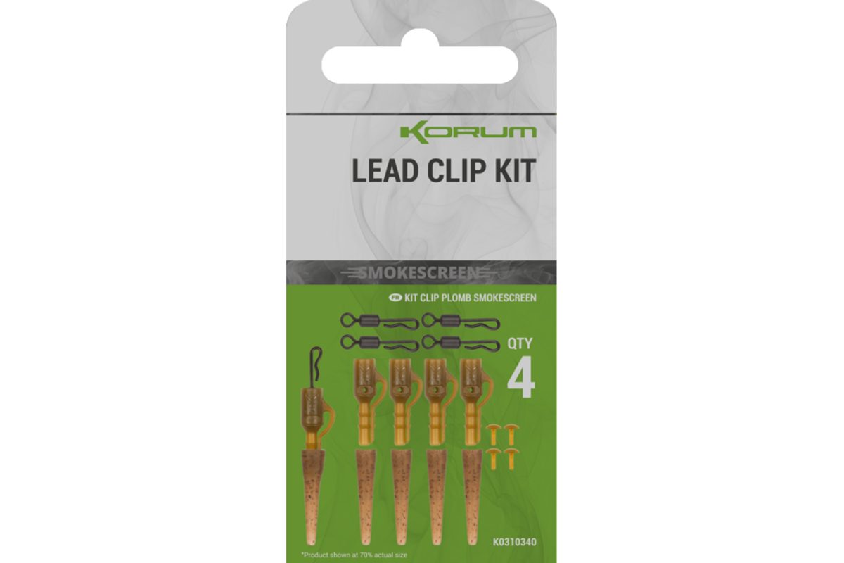 Korum Závěsky Smokescreen Lead Clip Kit 4ks