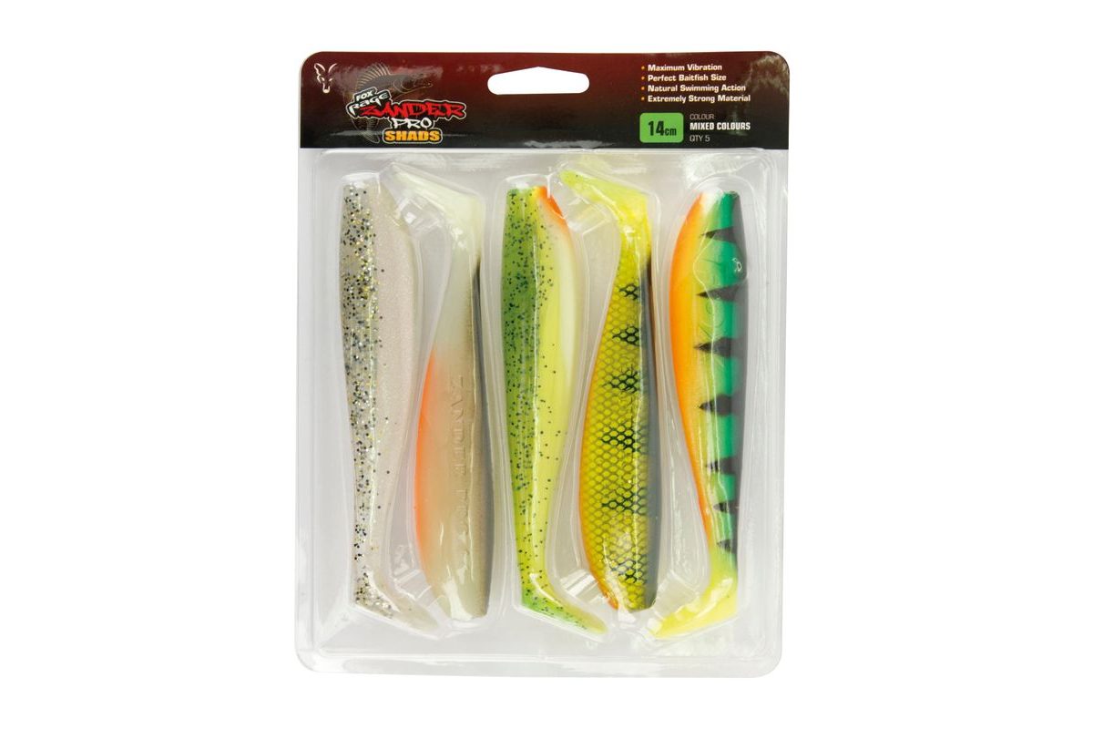Fox Rage Gumová Nástraha Zander Pro Shads Mixed Colour 5ks