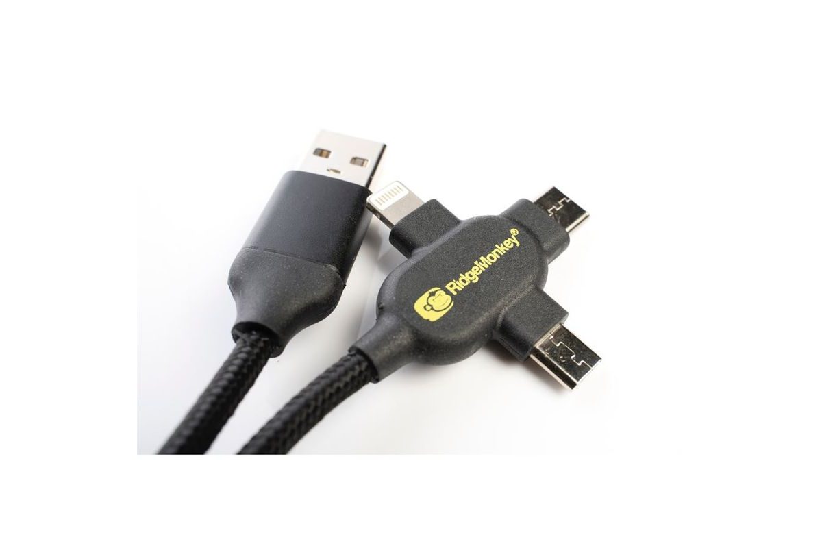 RidgeMonkey Napájací kábel Vault USB-A to Multi Out Cable 2m