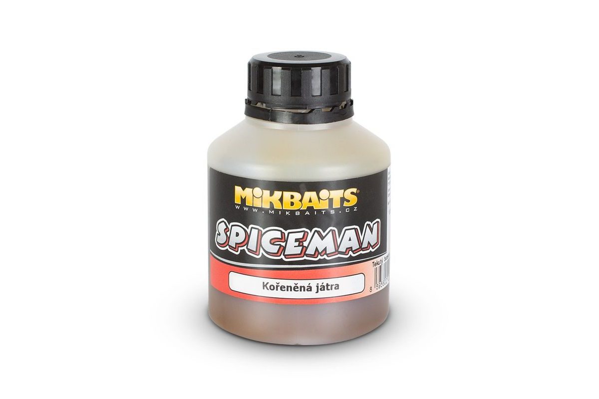 Mikbaits Spiceman booster Kořeněná játra 250ml