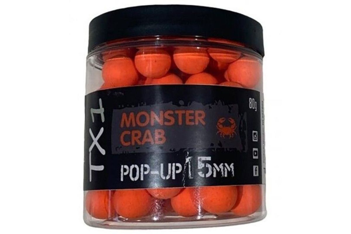 Shimano Boilies TX1 Pop Up Monster Crab Orange