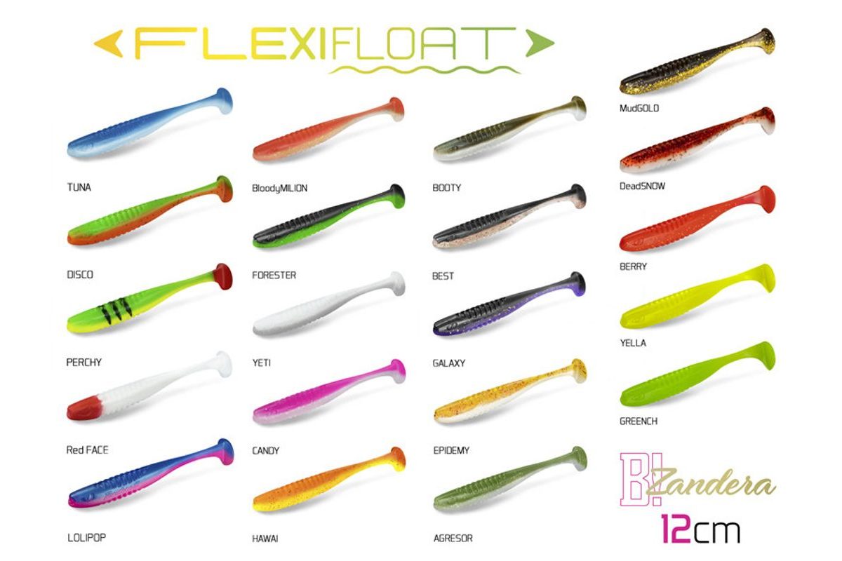 Delphin Umělá nástraha Zandera FlexiFloat UVs 12cm 6x 5ks