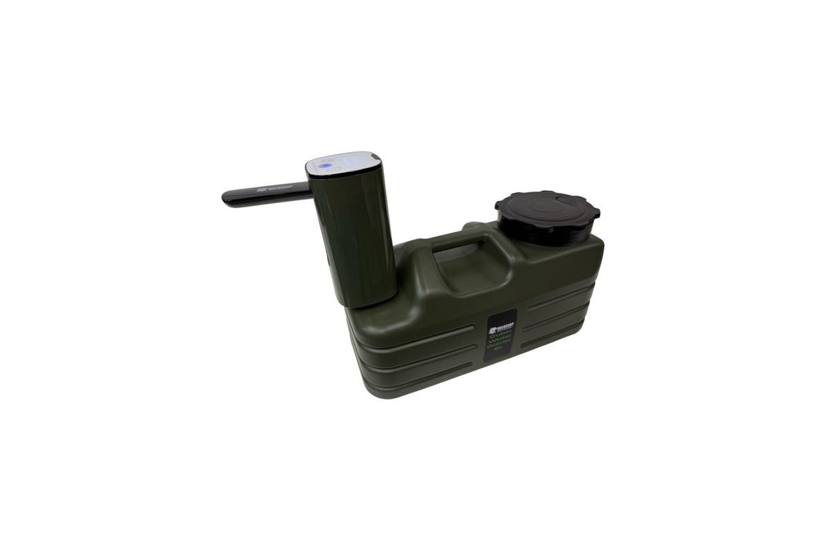 Holdcarp Set Automatická Pumpa Digital Rechargeable Tap + Cubic Water Carrier 5L