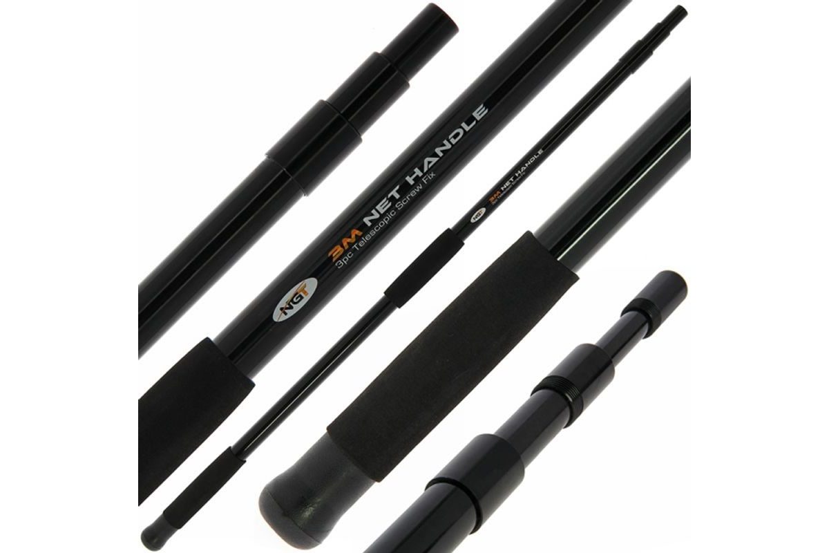 NGT Podberáková Tyč 3v1 Screw Fix Net Handle 3m