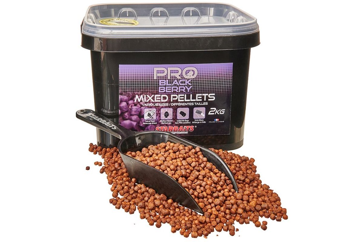 Starbaits Pelety Mixed Pellets Pro Blackberry 2kg