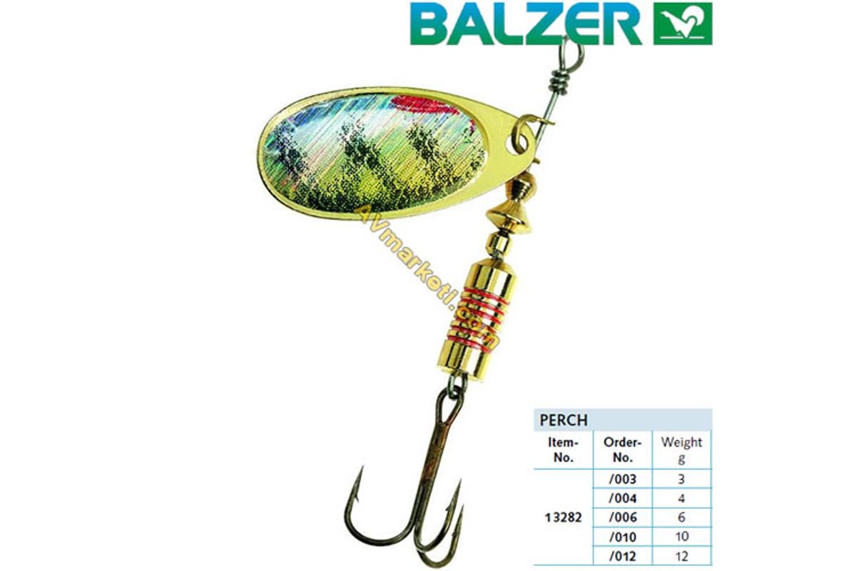 Balzer Rotační třpytka Colonel Z 3D Rotauge (spinner barsch)