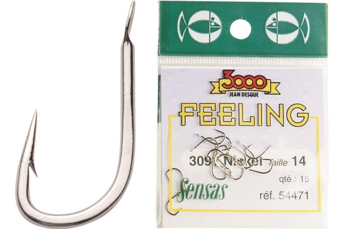 Sensas Háčiky Feeling 3091 Nikel 15ks