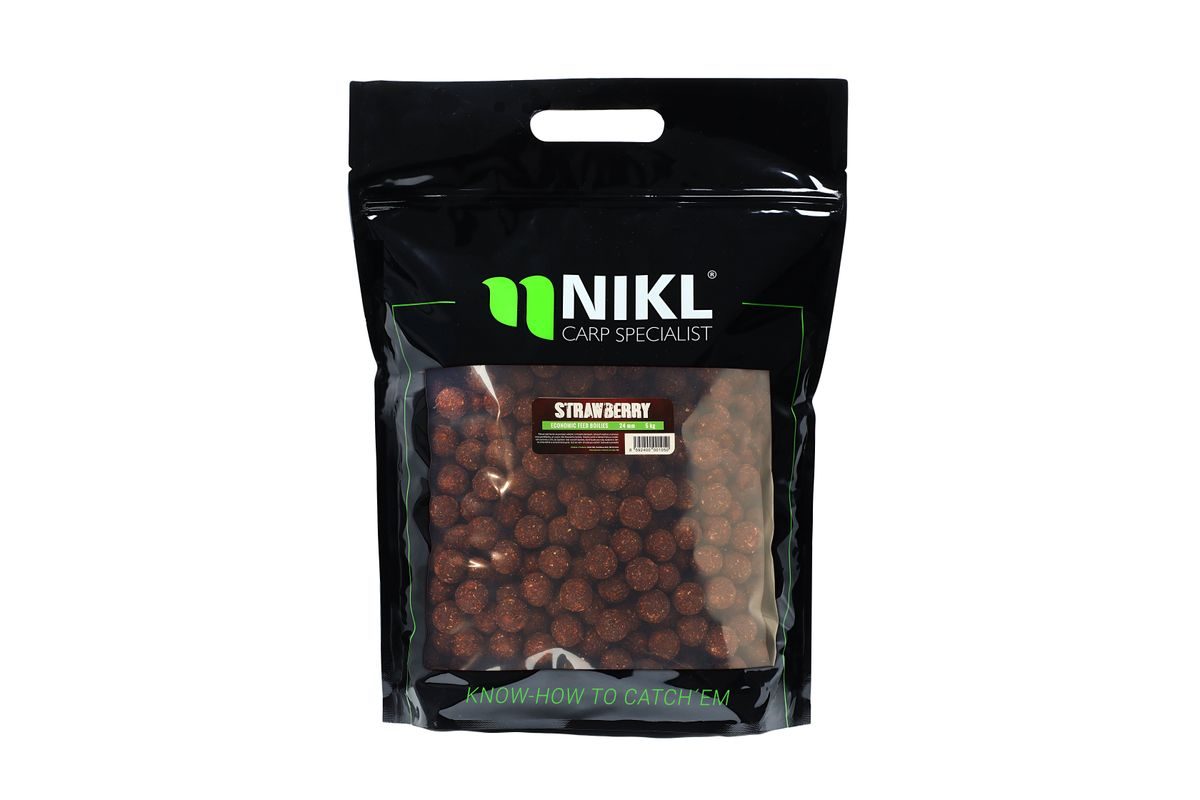 Nikl Boilies Economic Feed Strawberry 5kg