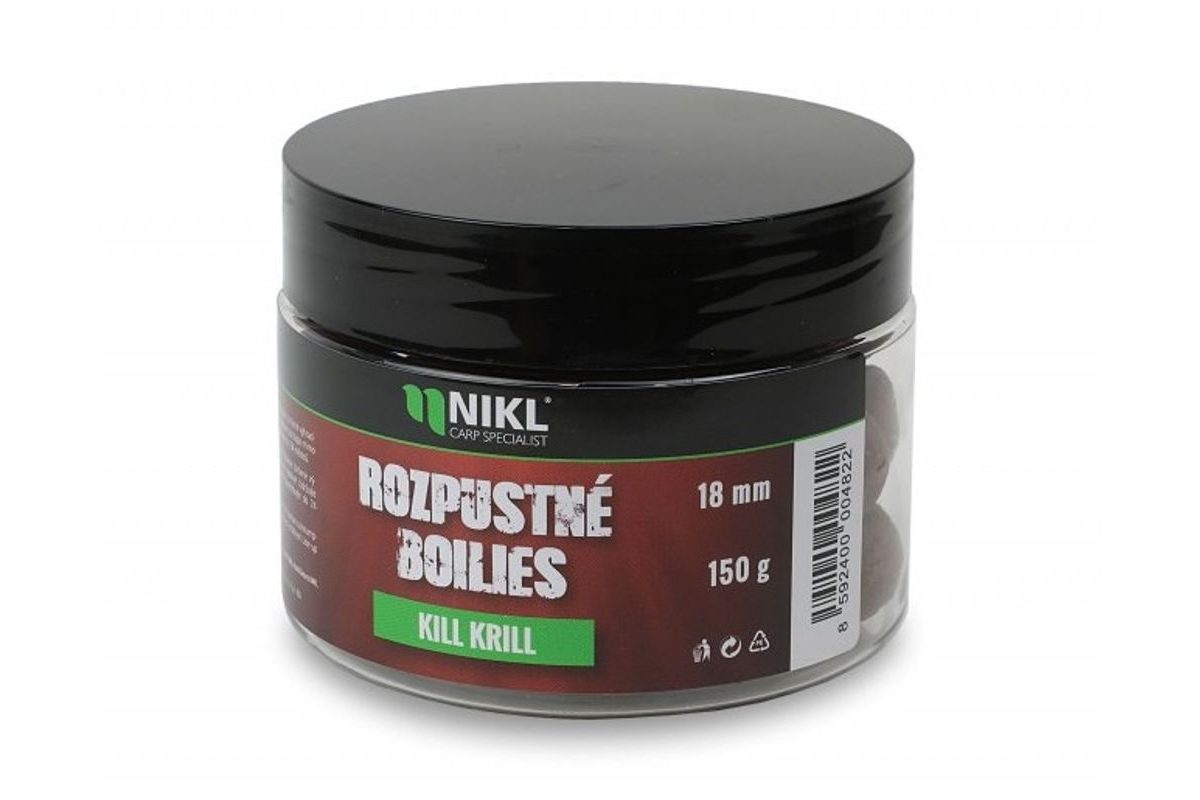 Nikl Rozpustné boilies Kill Kril 150g