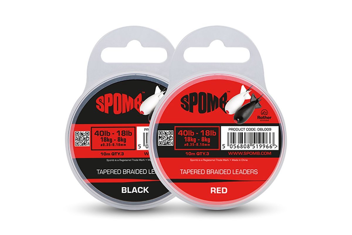 Spomb Šoková šňůra Tapered Braided Leaders 40-18lb