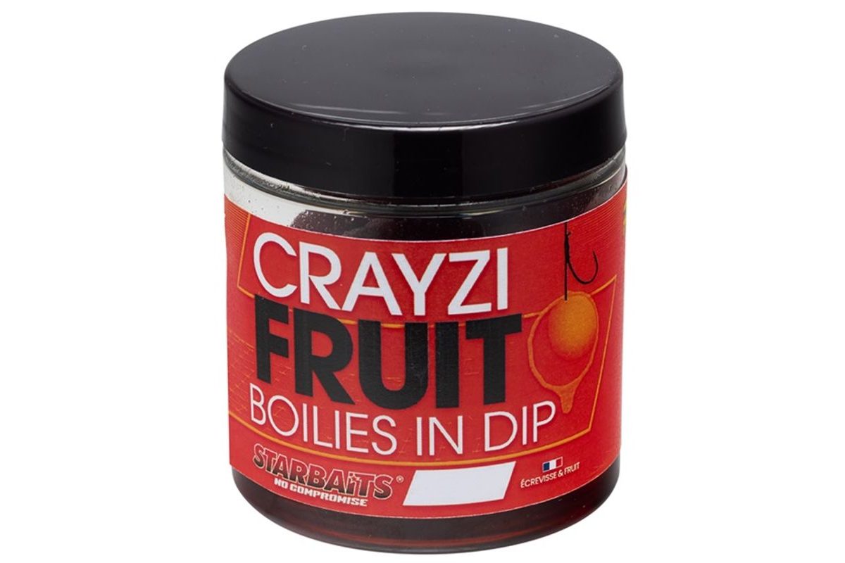 Starbaits Boilies In Dip Crayzi Fruit 150g