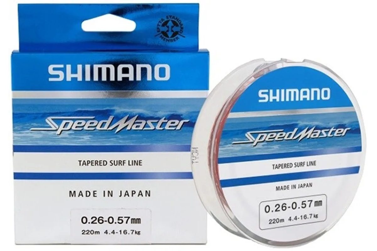 Shimano Zužovaný vlasec Speedmaster Surf Taper ld Clear 10x15m