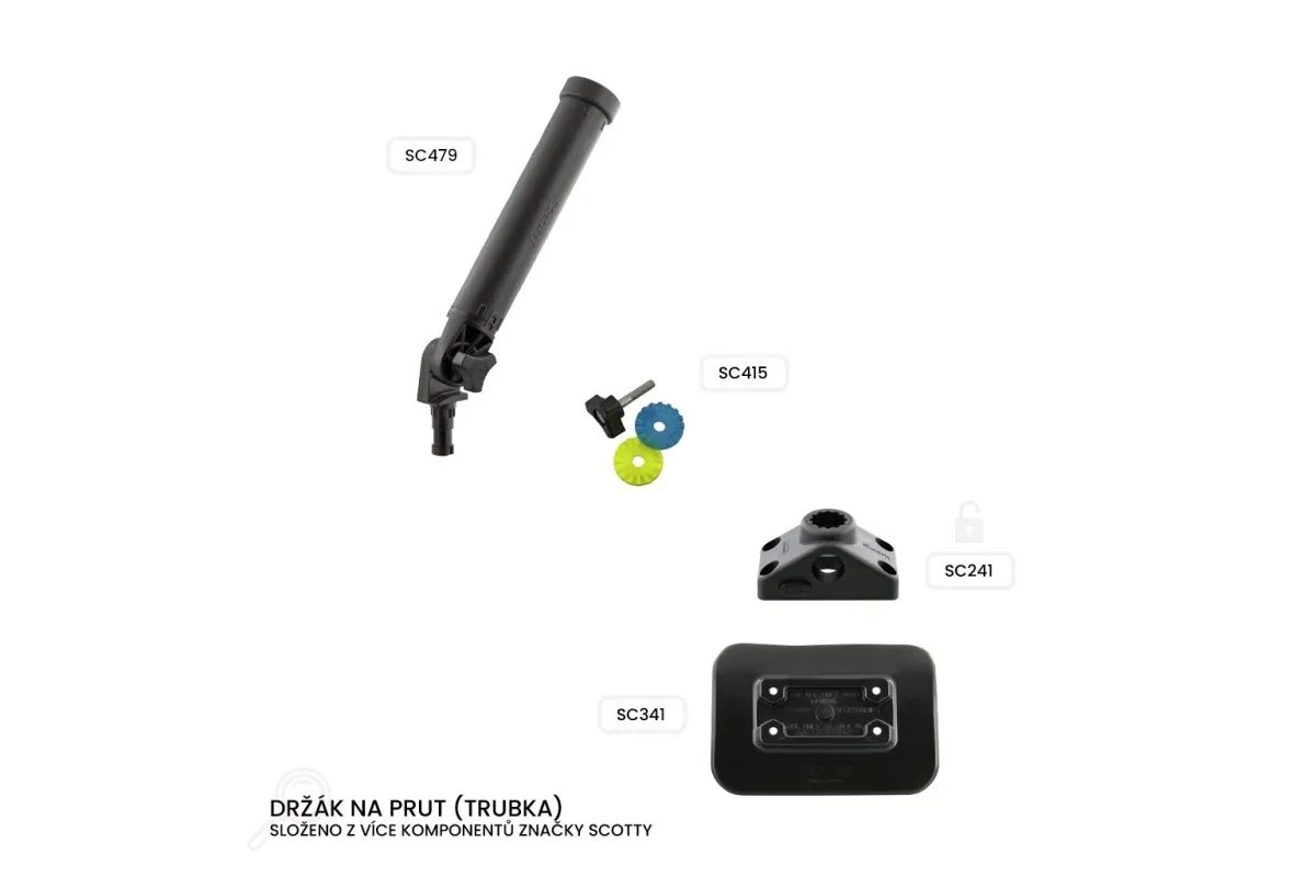 Scotty Držák na prut (trubka)