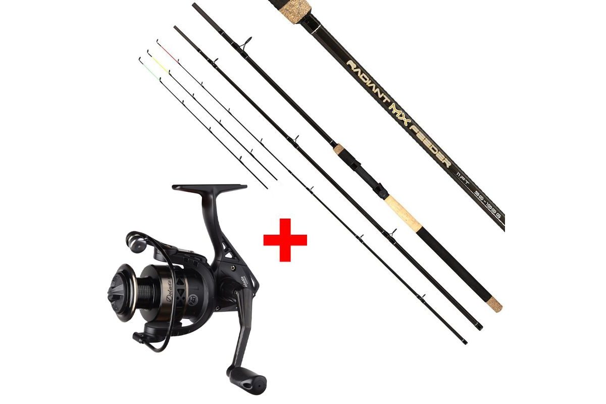 Giants Fishing Prut Radiant MX Feeder 3.0m 50-100g + Naviják Deluxe FD 2000