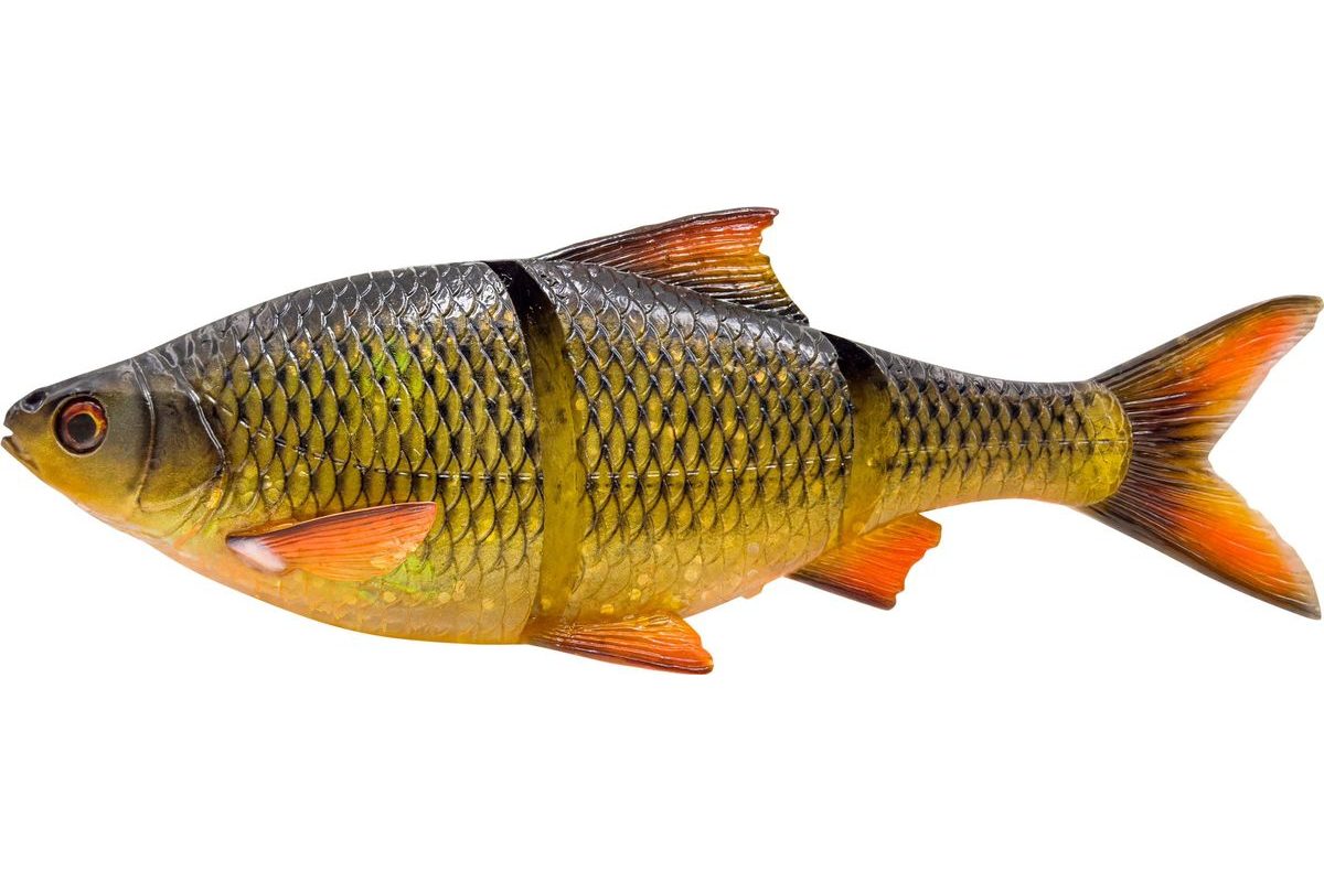 Savage Gear Gumová nástraha 3D Line Thru Roach Slow Sinking Clear Rudd