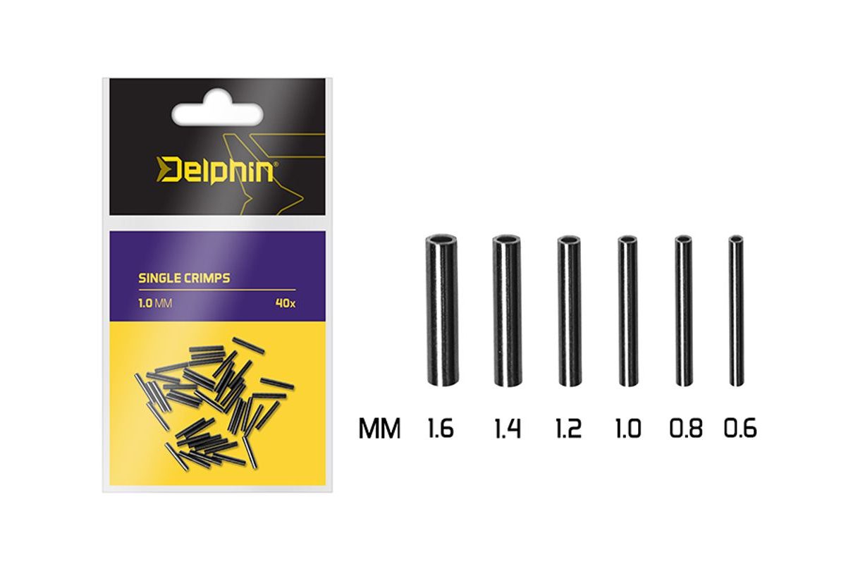 Delphin Crimpy Single Crimps 40ks