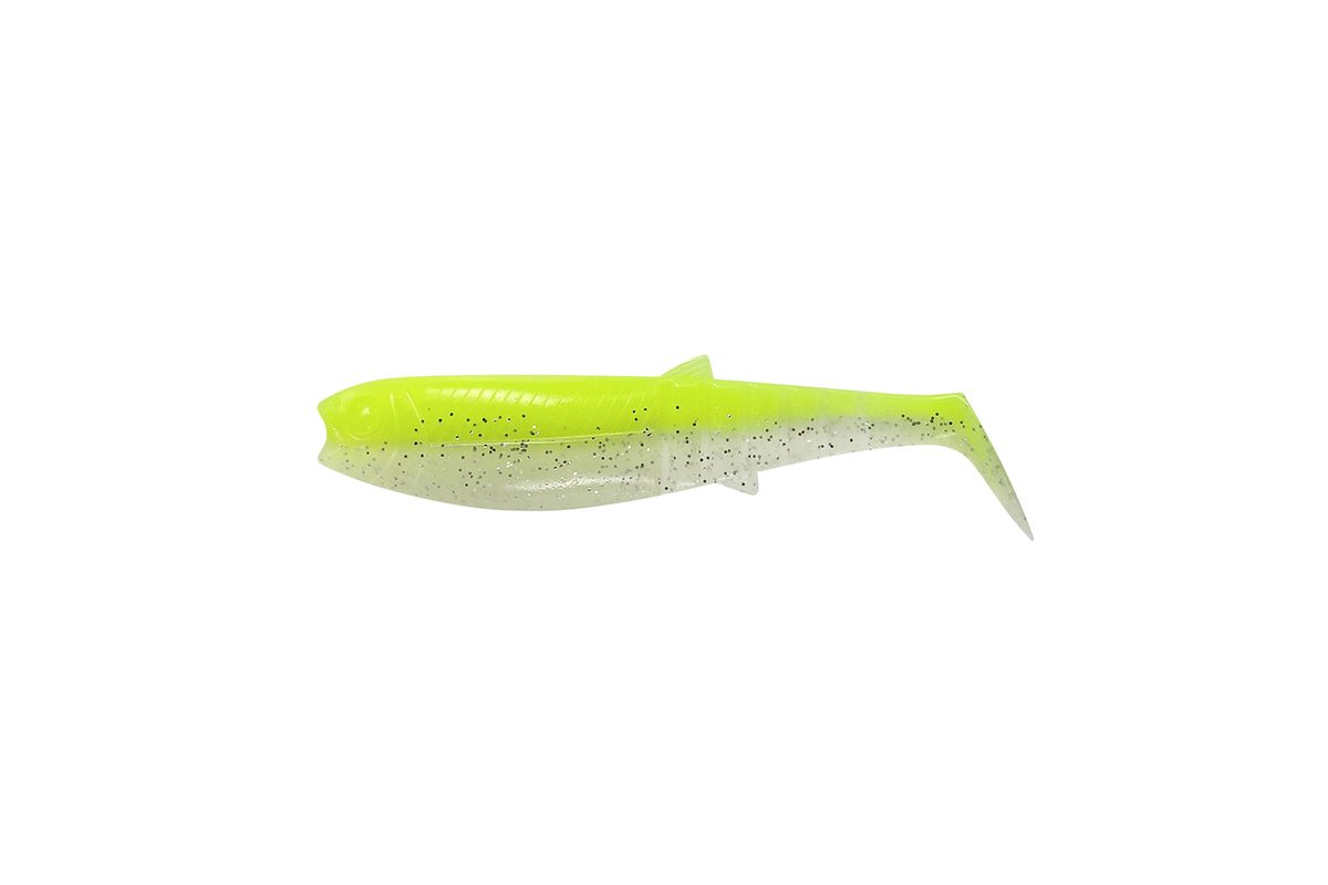 Savage Gear Gumová Nástraha Cannibal Shad Fluo Yellow Glow