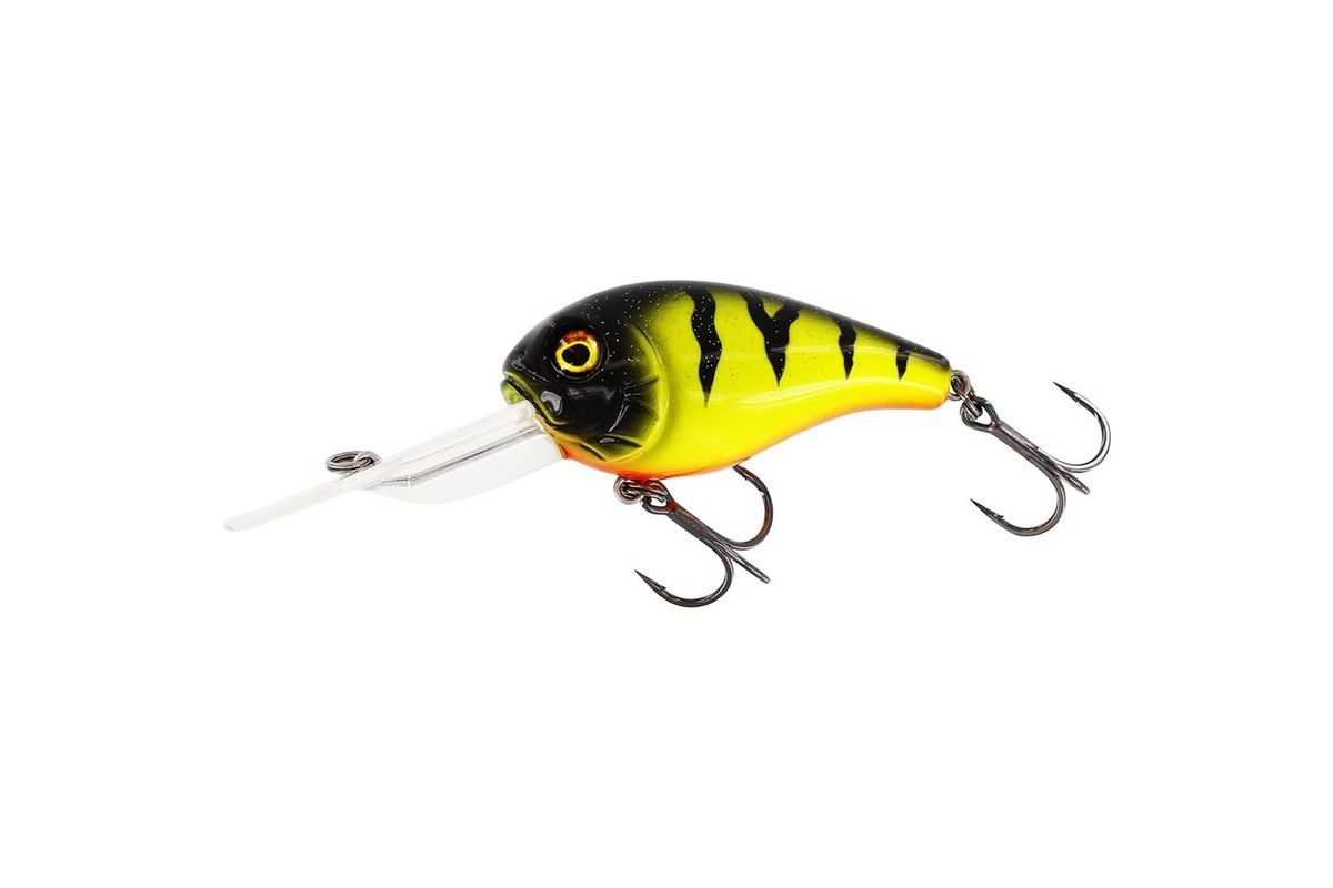 Westin Wobler MegaBite DR Crankbait Floating Fire Perch