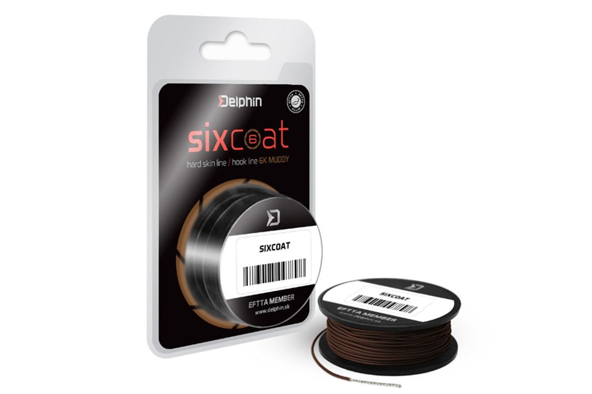 Delphin Šnúra Skin Line Sixcoat muddy 25lb