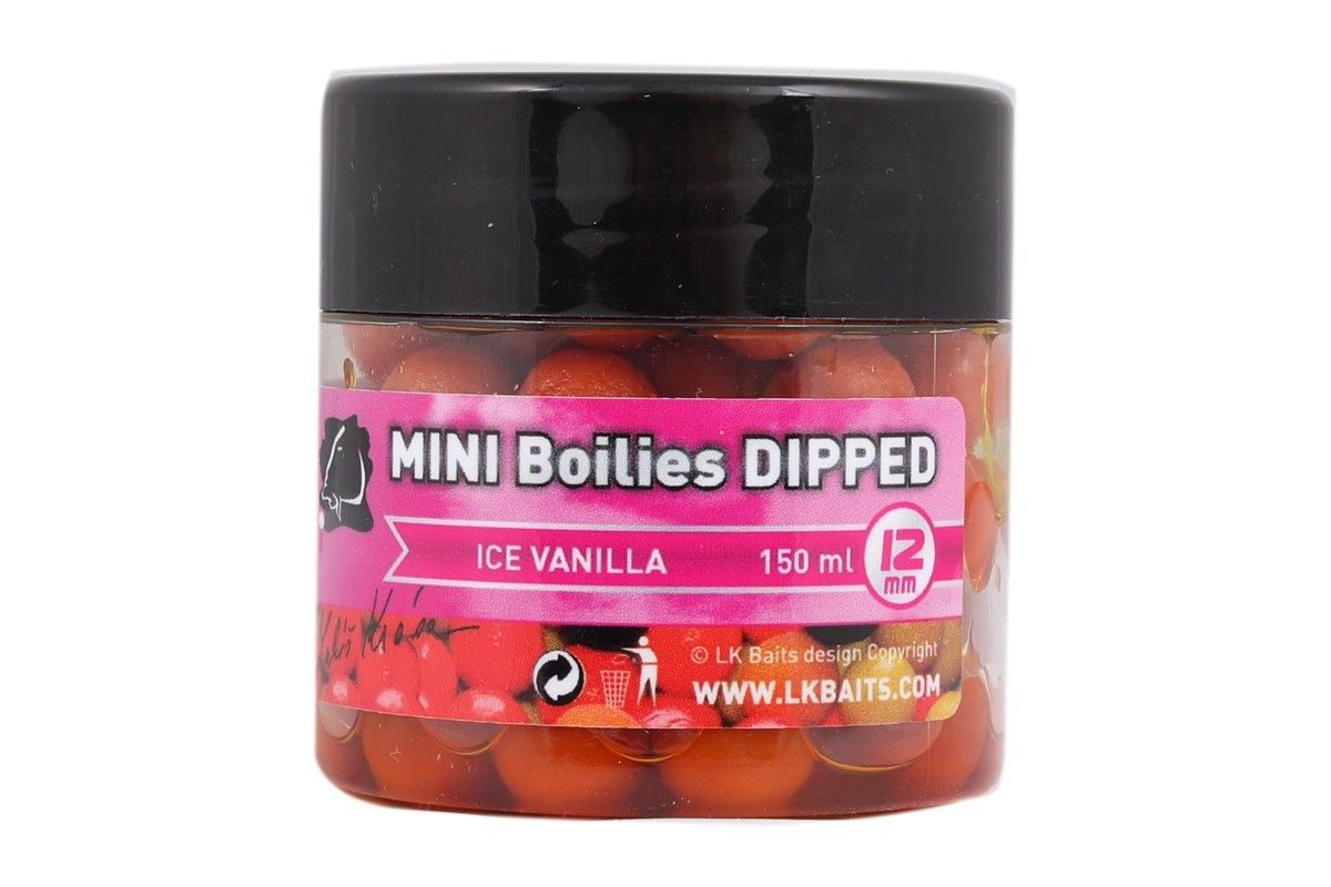 LK Baits MINI Boilies v dipu 12mm 150ml