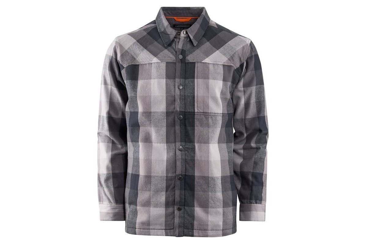 Grundéns Košile Bankside Lined Shacket Anchor Plaid